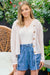 Fisher Net Hoodie Cardigan