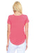 Shoulder Cut Out Jersey Tee, Coral