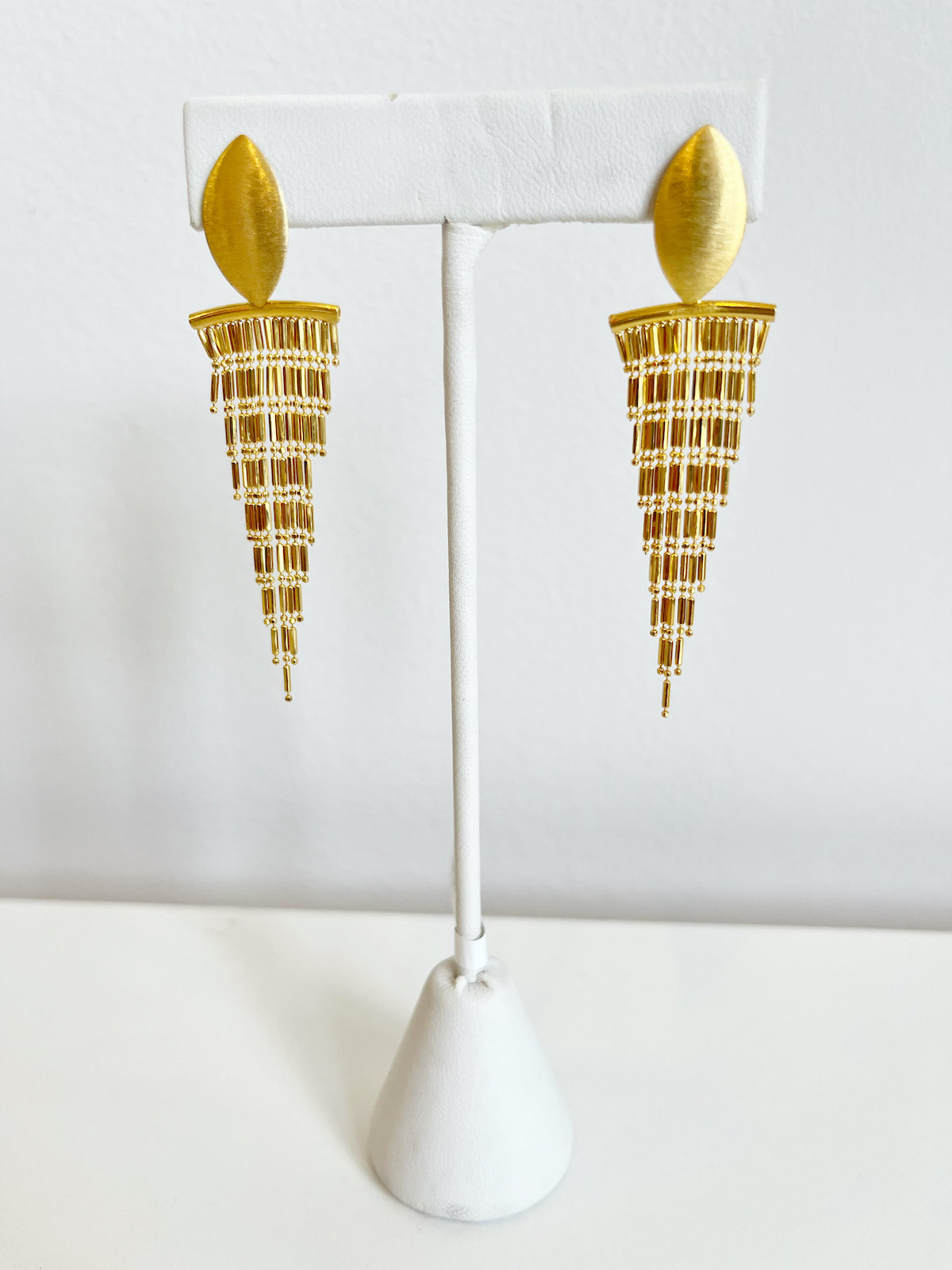 18K Cleopatra Fringe Earring, Gold