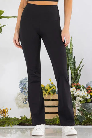 Women's Yoga Flare High Waisted Legging Black