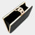 Shimmery Evening Clutch, Black