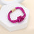Magnetic Beaded Knot Bracelet, Fuchsia