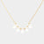 Rhombus Beaded Necklace, Diamond