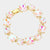 Cushion Square Stone Link Bracelet, White