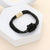 Magnetic Beaded Knot Bracelet, Black