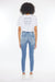 Button Rise 11.25" Frayed Skinny Jean