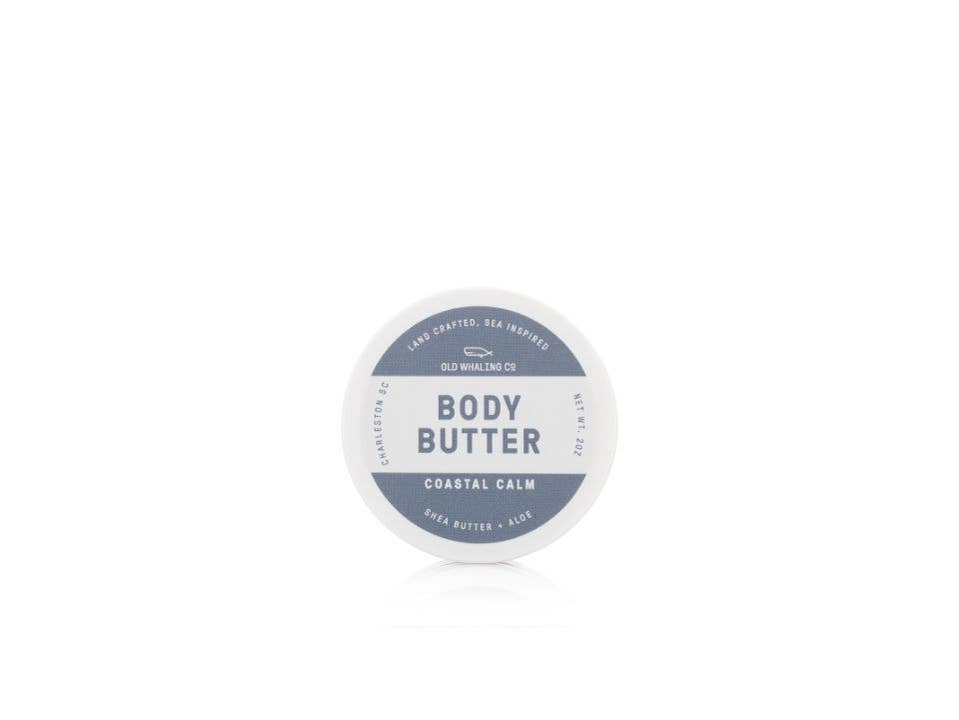 Old Whaling Co. 2oz Travel Size Body Butter, Coastal Calm