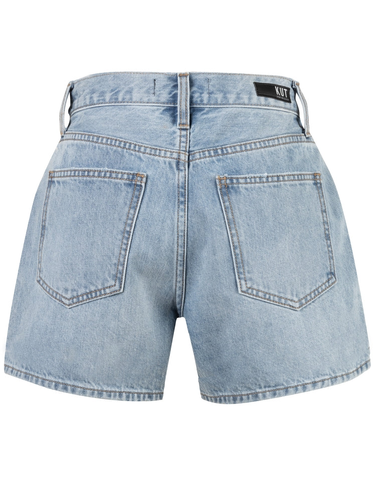Jane High Rise Curved Hem Short