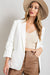 Fitted Blazer w/ Revere Collar