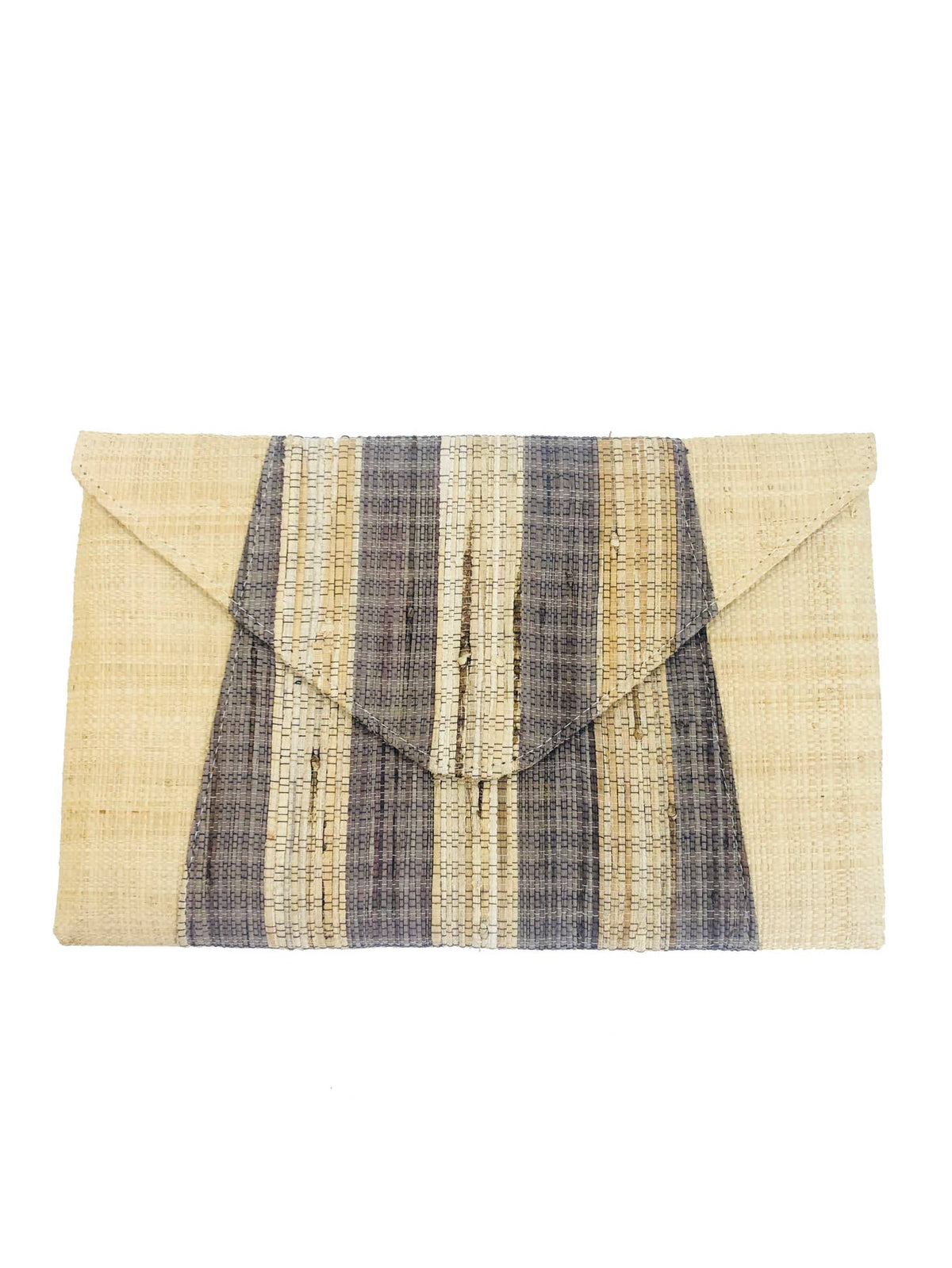 Belvedere Banana Palm &amp; Straw Clutch