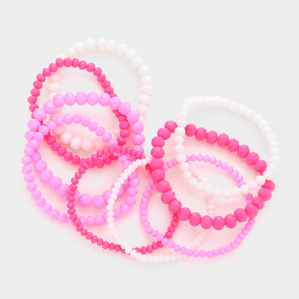 Stretchy Beaded Bracelet Stack