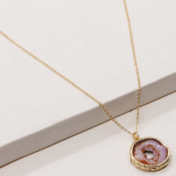 Opal Mixed Gemstone Necklace, Red
