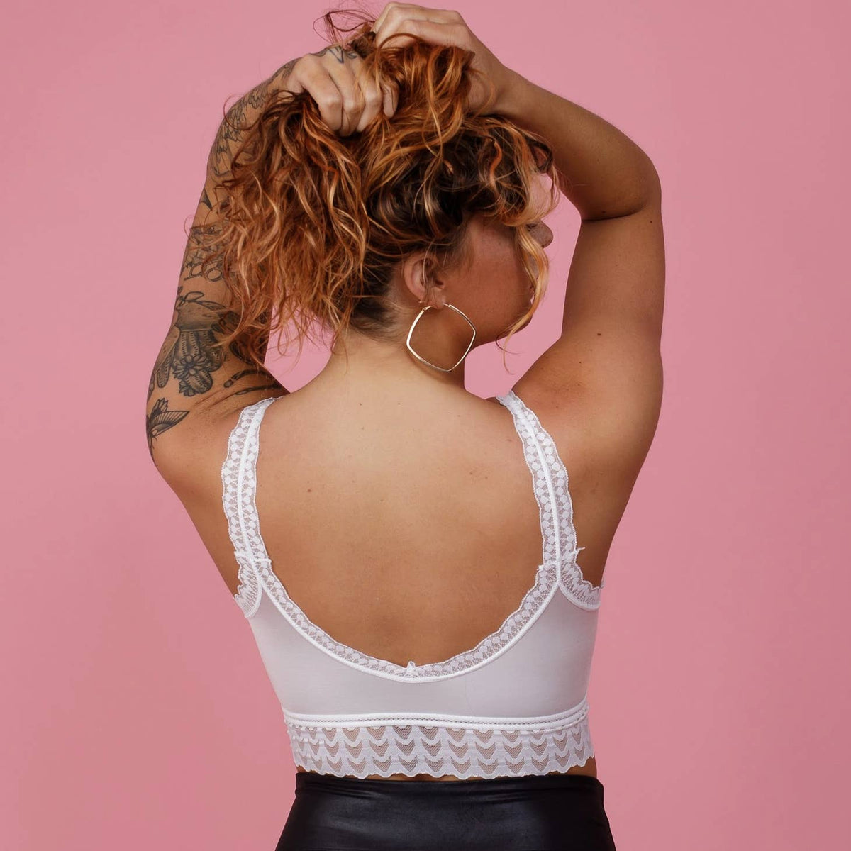 Hannah Bralette, White