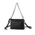 Nylon Quilted Puffer Chain Crossbody Bag