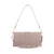 Studded Faux Croc Handbag, Taupe