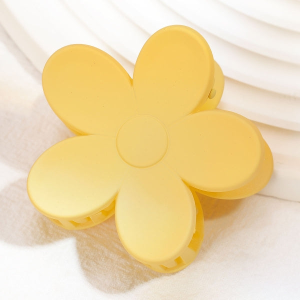 Daisy Hair Claw Clip, Yellow