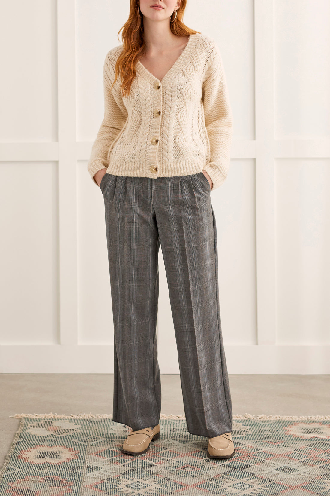 Chunky Button Front Cardigan
