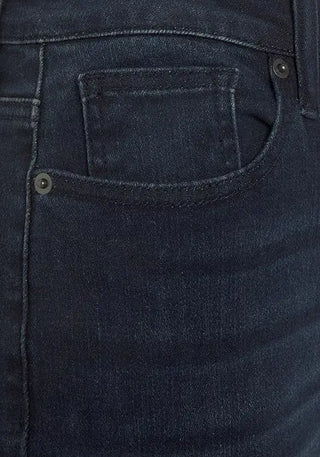 Lascana Women's Flared Button Fly Jeans Dark Blue