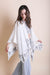 Leaf Garland Embroidered Wrap