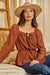 Sweetheart Metallic Chiffon Cinched Top