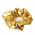 Metallic Hair Scrunchie, Gold