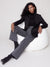 Collarless Ponte Knit Blazer