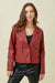 Faux Leather Jacket