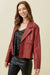 Faux Leather Jacket