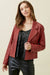 Faux Leather Jacket