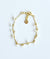 Dainty Pearl Cluster Bracelet, Gold