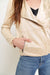 Faux Suede Moto Jacket