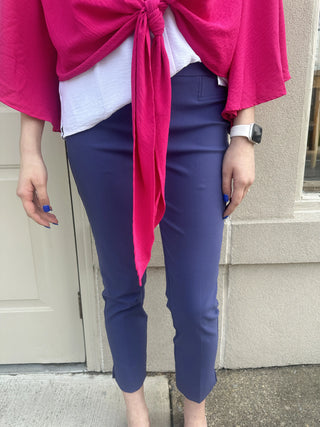 Pull On Ankle Pant Blue Jean