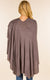 Lightweight Shawl w/ Loop Design, Dark Grey