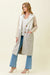 Longline Color Block Coat