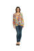 Milana Floral Tie Neck Blouse