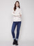 Mock Neck Cable Knit Sweater