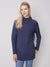 Mock Neck Raglan Tunic Sweater