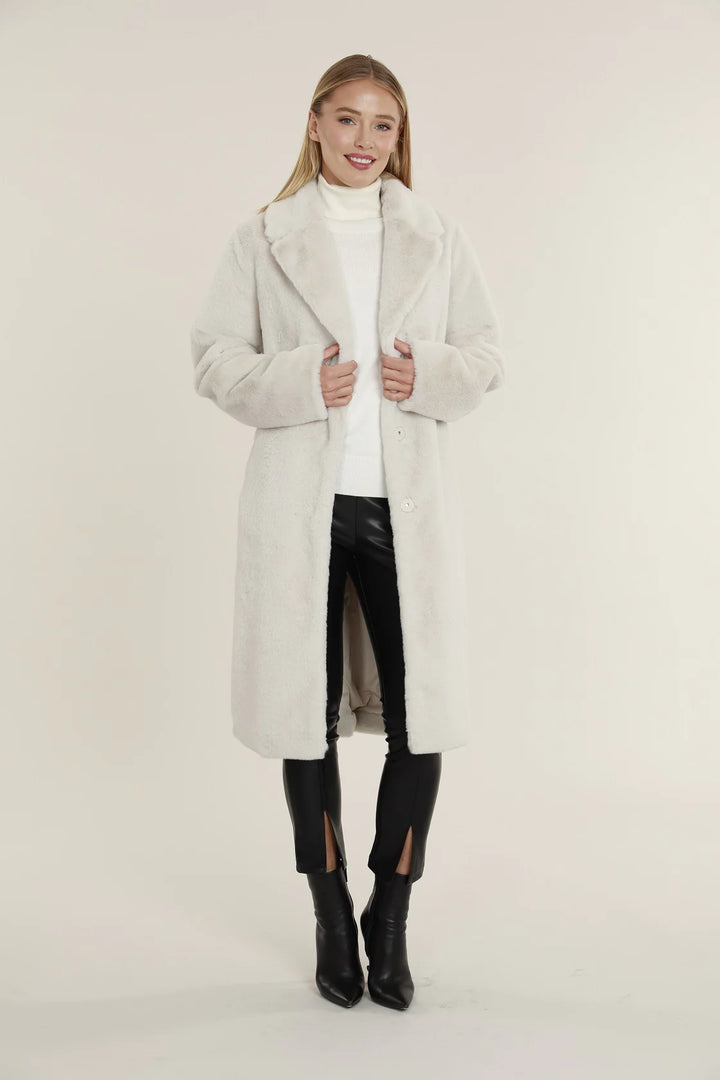 Long Faux Fur Jacket