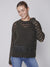 Charlie B Wavy Open Knit Sweater