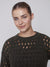 Charlie B Wavy Open Knit Sweater
