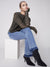 Charlie B Wavy Open Knit Sweater