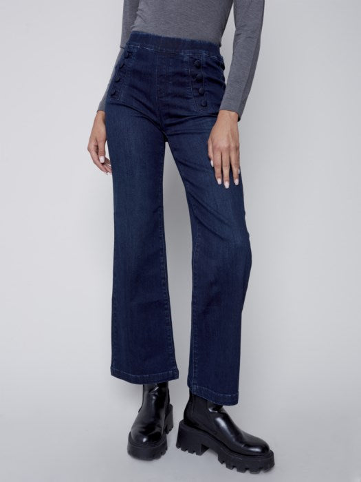Pull-On Sailor Pant Denim