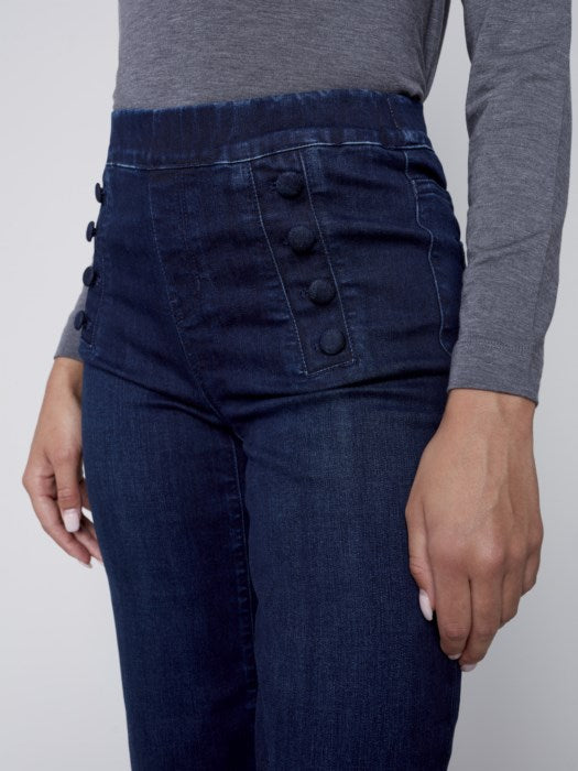 Pull-On Sailor Pant Denim