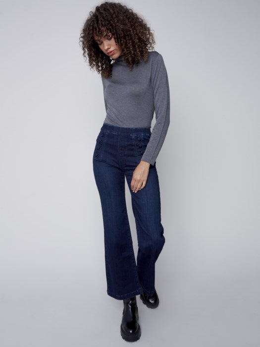 Pull-On Sailor Pant Denim