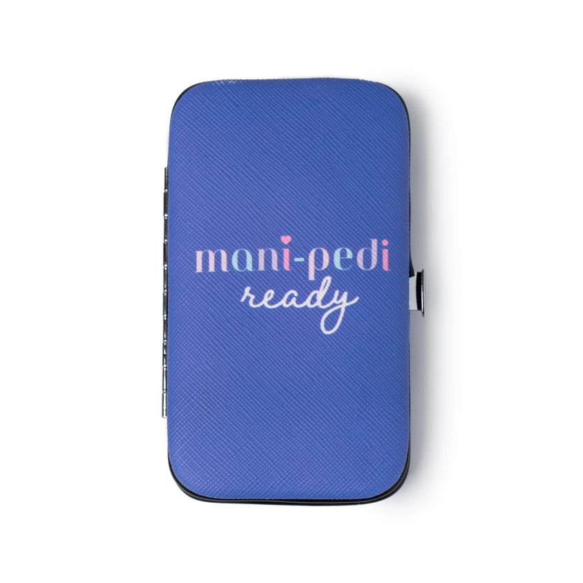 Travel Manicure Kit Mani Pedi Ready, Purple