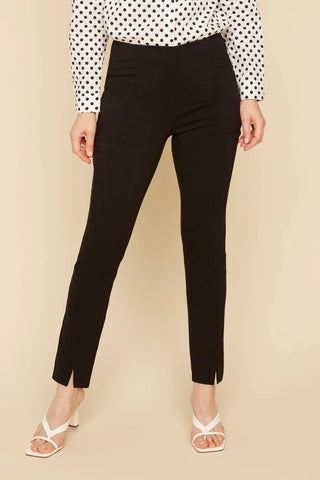 Pull On Ankle Pant Black 28" Inseam