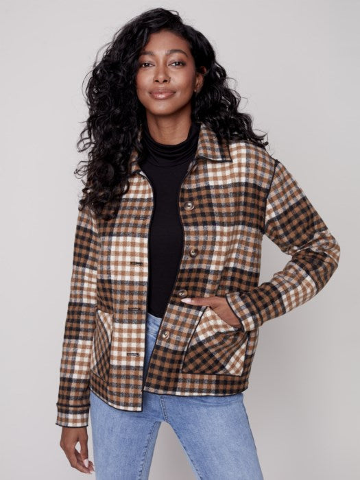 Reversible Plaid Jacket