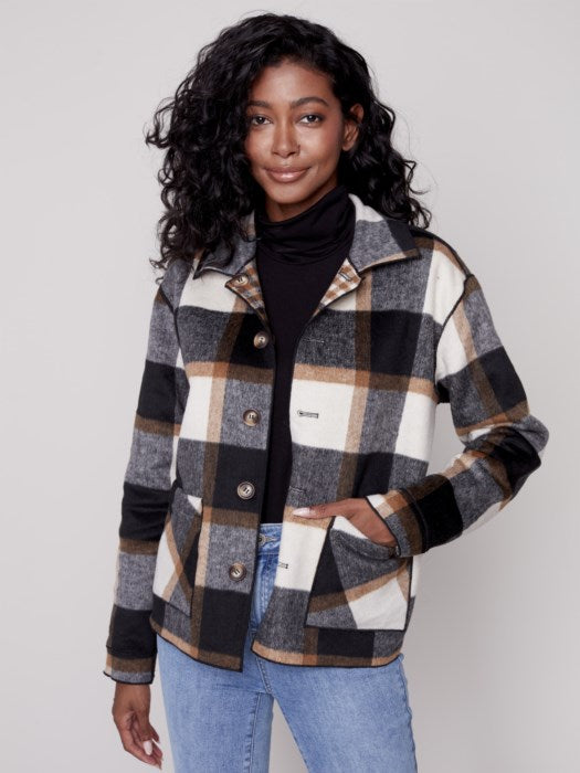 Reversible Plaid Jacket