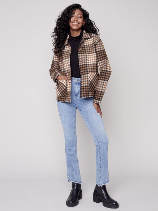 Reversible Plaid Jacket