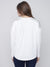 Dual Textured V Neck Knit Top, Ecru